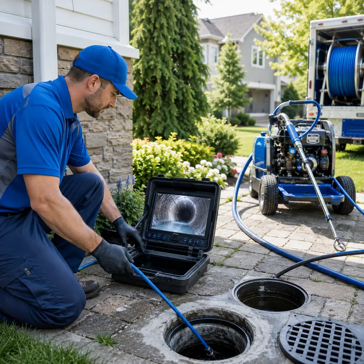 Outdoor drain cleaning professionals serving Needmore, PA